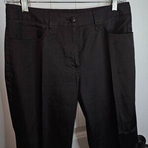 Etcetera Shiny Sateen Straight Leg pants sz 0
